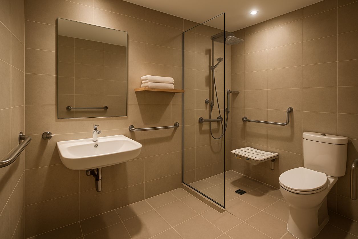Salle de bain PMR : solutions faciles et sûres