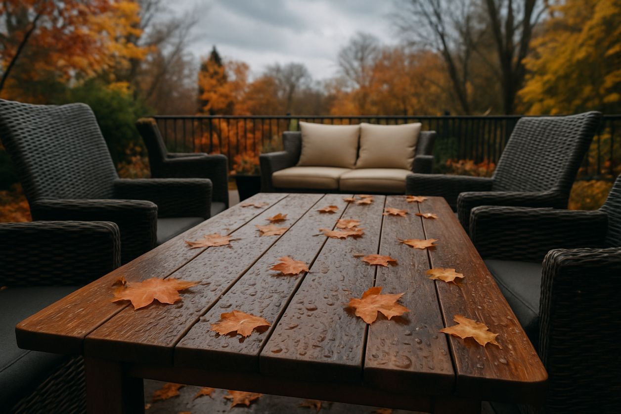 Mobilier extérieur : résistez au froid et à l’humidité