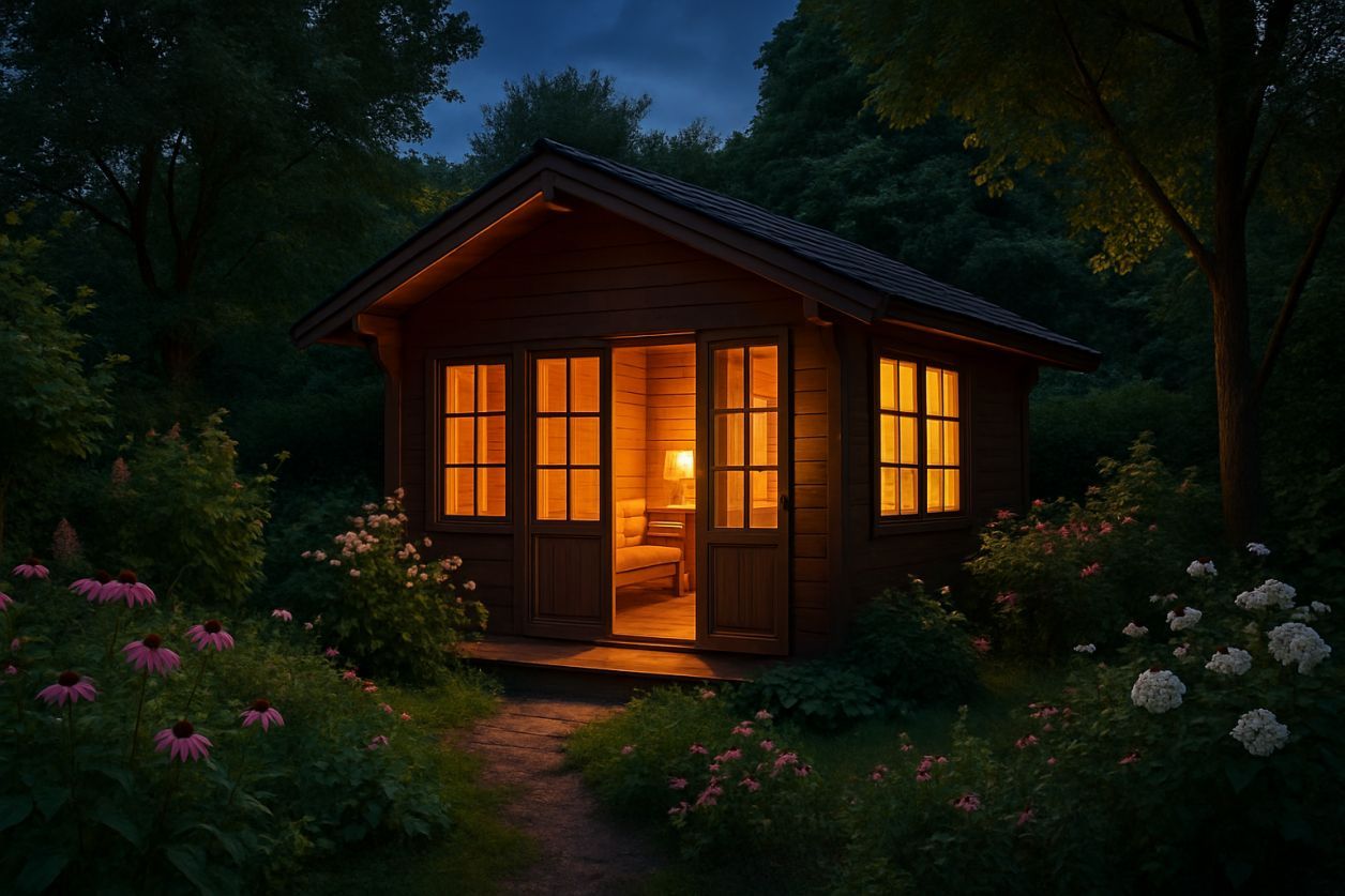 Transformez votre jardin avec un chalet cosy