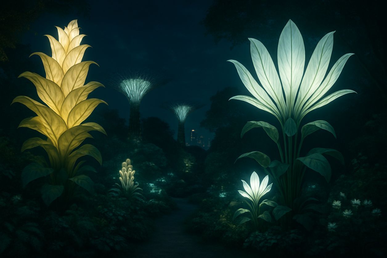 Magie nocturne au jardin des plantes